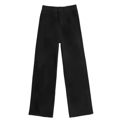Printed Baggy Jeans Women Clothing Street Washed Distressed Vintage High Waisted Jeans Woman Versatile Pants Women Jeans