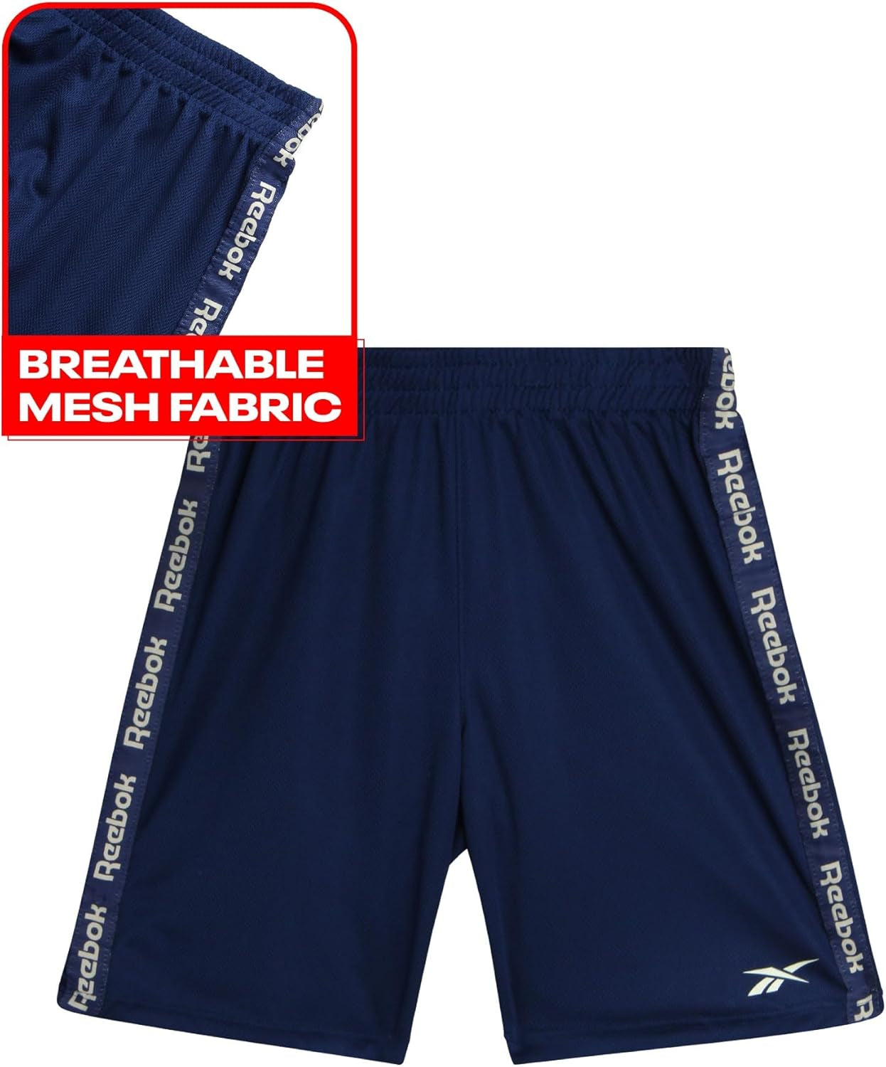 Boys Athletic Shorts Set - 3 Piece Summer Clothes Outfit with Graphic Tees and Boys Basketball Shorts for Active Kids